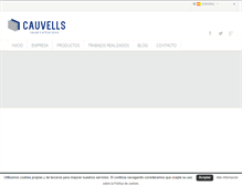 Tablet Screenshot of cauvells.com